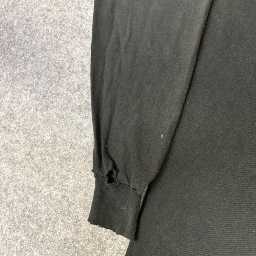 Vintage Hooters Long Sleeve Shirt Mall of America Bloomington Black Distressed - Picture 4 of 7